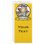 WORLDS GREATEST TRUCK DRIVER MEN CARTOON CUSTOM RACK CARDS