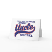World's Greatest Uncle Greeting Card