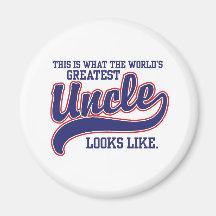 World's Greatest Uncle Fridge Magnet
