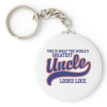 World's Greatest Uncle Key Chain