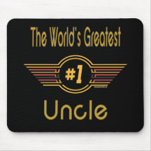 World's Greatest Uncle Mouse Pads