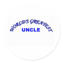 World's Greatest Uncle Sticker