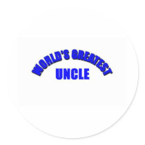 World's Greatest Uncle Stickers