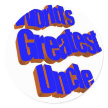 World's Greatest Uncle Sticker