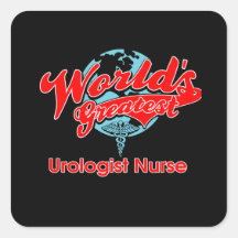 World's Greatest Urologist Nurse Square Stickers