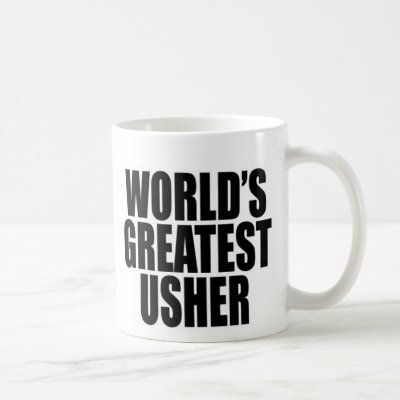 World's Greatest Usher Mug by ryzun13