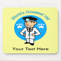 World's Greatest Vet Customizable Mousepad