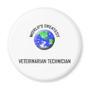 World's Greatest Veterinarian Technician magnets