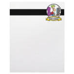 WORLDS GREATEST VIDEO GAMER KIDS CARTOON CUSTOM LETTERHEAD
