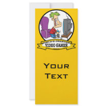 WORLDS GREATEST VIDEO GAMER KIDS CARTOON RACK CARDS
