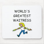 world's greatest waitress mousepad