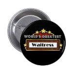World's Greatest Waitress Pin