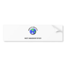 World's Greatest Waste Management Officer bumper stickers by jobshirt World's Greatest Waste Management Officer bumper stickers