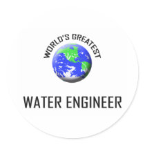 World's Greatest Water Conservation Officer stickers by jobshirt World's Greatest Water Conservation Officer stickers