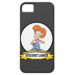 WORLDS GREATEST WEIGHT LOSER FEMALE CARTOON iPhone 5 CASES