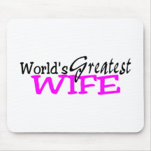 Worlds Greatest Wife Mousepads