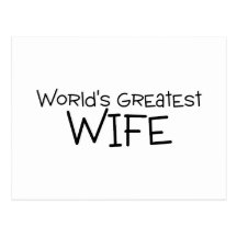 Worlds Greatest Wife Post Card