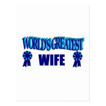 World's Greatest Wife Post Cards