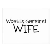 Worlds Greatest Wife Post Cards