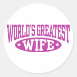 World's Greatest Wife Stickers