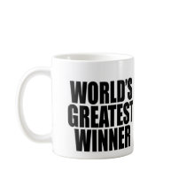 World's Greatest Winner mugs