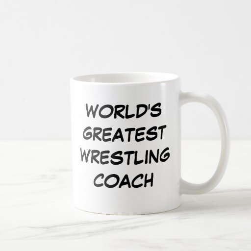 "World's Greatest Wrestling Coach" Mug Zazzle