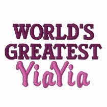 World's Greatest YiaYia embroidered shirts by MyGrandparentsRock World's Greatest YiaYia embroidered shirts