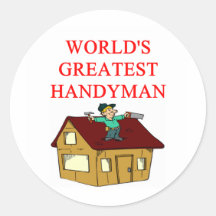 world's greatet handyman stickers
