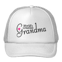 Worlds Greats Grandma Trucker Hats