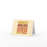 World's Grooviest Dad Retro Funny cards