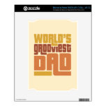 World's Grooviest Dad Retro Funny skins