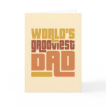 World's Grooviest Dad Retro Funny cards