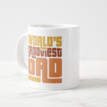 World's Grooviest Dad Retro Funny Jumbo Mug mugs