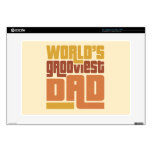 World's Grooviest Dad Retro Funny skins