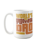 World's Grooviest Dad Retro Funny mugs