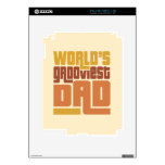 World's Grooviest Dad Retro Funny skins