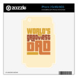World's Grooviest Dad Retro Funny skins