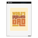 World's Grooviest Dad Retro Funny skins