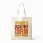 World's Grooviest Dad Retro Funny bags