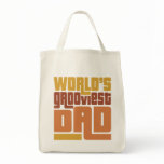 World's Grooviest Dad Retro Funny bags