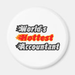 World's Hottest Accountant Fridge Magnets