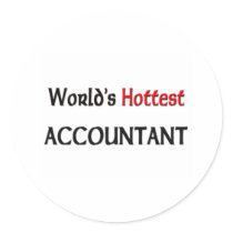 Worlds Hottest Accountant stickers by tshirtshirts Worlds Hottest Accountant stickers