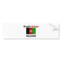 World's Hottest Afghan Bumper Stickers