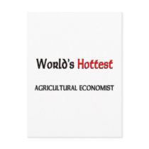 Worlds Hottest Agricultural Economist Post Cards