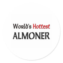 Worlds Hottest Almoner stickers by tshirtshirts Worlds Hottest Almoner stickers