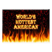 World's Hottest American fire and flames red marbl Business Cards