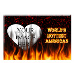 World's Hottest American fire and flames red marbl