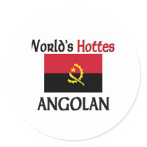 World's Hottest Angolan Sticker