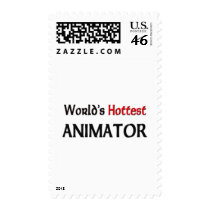 Worlds Hottest Animator Postage Stamps