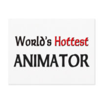 Worlds Hottest Animator Post Card